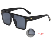 Gafas de sol cuadradas de gran tamaño de diseñador de marca de lujo, gafas de sol Retro con degradado para hombres y mujeres, gafas de moda Uv400, gafas clásicas Tom Shades lentes niña vasos Venta al por mayor