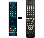 Mandos.tv AVR-1306 para DENON mando a distancia programado