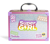 Set de Maquillaje con Espejo LED Supergirl Martinelia 44063 AQUARIUS