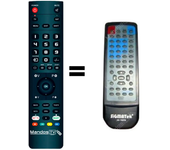 Mandos.tv DVBX400-PRO para SIGMATEK mando a distancia programado