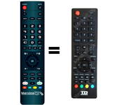 Mandos.tv K24DLM7F para TD-SYSTEMS mando a distancia programado