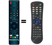Mandos.tv HD-MINI para GI mando a distancia programado