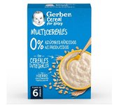 GERBER MULTICEREALES 0% AZUCARES AÑADIDOS  1 ESTUCHE 270 g