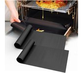 2pcs Oven Liners For Bottom Of Microwave BPA And PFOA Free Oven Mats 16x13 Inch Thick Heavy Duty Non-Stick Mat For Grills BBQ