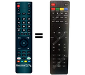 Mandos.tv BM40L81+ (V3) para STREAM-SYSTEM mando a distancia programado