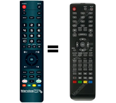 Mandos.tv TV150 para MOOVE mando a distancia programado