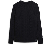 Ropa hombre Jerséis Superdry Jersey Jacob Cable Negro
