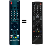 Mando a distancia programado para TV modelo LC50LE651K de SHARP