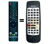 Mandos.tv RC-843 para DENON mando a distancia programado
