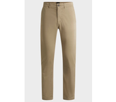 Ropa hombre Pantalones Boss Pantalones Chinos Regular-1 01 Beige