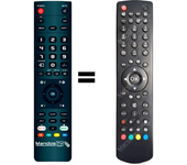 Mando a distancia programado para TV modelo F50CD5001 de FELSON