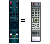 Mando a distancia programado para TV modelo DDR-V7-D1 de AIRIS