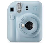 Fujifilm instax mini 12 pastel blue camara instantanea - tamaño de imagen 62x46mm - flash auto - exposicion automatica - mini espejo para selfies - modo primer plano