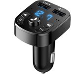 Car Mp3 Player Dual Usb Fast Charger Fm Bluetooth Receiver Bluetooth Compatible 5.0 Fm Transmitter Usb Flash Drive Plug Car Kit