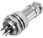 Soldador electrónico GX12-5 conector T12 cabeza de aviación Mini aviación macho DIY Kits de soldadura