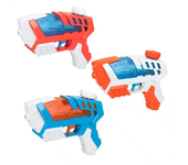 Pack de tres pistolas de agua 16cm Aqua World 47655 ColorBaby