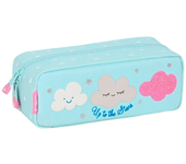 Safta Estuche Glowlab Kids Nube Azul