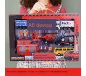 Cars Fire Trucks Model Set Engineering Toy Kit Children's Car Pretend Play Aircraft Train Inertia Excavator Gift For Kids Toy