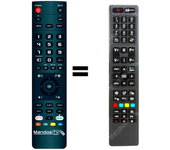 Mando a distancia programado para TV modelo LED49F-7585-B de ITT