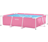 Intex Piscina Rectangular Con Marco Sobre El Suelo Acero 220x150x60 Cm