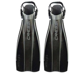 Cressi Aletas De Buceo Frog Negro Adulto