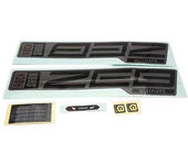 Rockshox Kit De Calcomanías Zeb Ultimate Floght Attendant 27/29 For Gloss Black 2023
