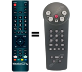 Mandos.tv 14PT1552/11 para PHILIPS mando a distancia programado