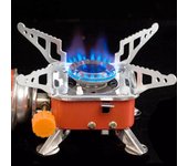 Cocina portátil DUAL, funciona con cartucho de gas o botella de gas externa , para Casa , Camping y Viajes .