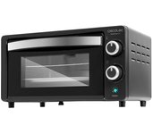 Horno Eléctrico de Sobremesa - Cecotec Bake&Toast 1090 Black – 10 Litros, Multifunción, Puerta Doble Cristal