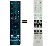 Mando a distancia programado para TV modelo 65U6663DG de TOSHIBA