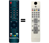 Mando a distancia programado para TV modelo TE22182B29C10E de TELEFUNKEN
