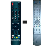 Mandos.tv DBRH197 para LG mando a distancia programado