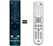 Mandos.tv 97P1RA3AB0 para DAEWOO mando a distancia programado