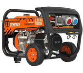 Genergy Candanchu-S Profesional Generador eléctrico con motor a gasolina de 4 tiempos de 6,5 kW 11530