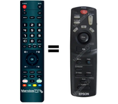 Mandos.tv EMP50 para EPSON mando a distancia programado