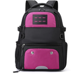 Mochila Deportiva para Bicicleta con Compartimento para Zapatos Bolsa de Fútbol Grande Capacidad para Escuela y Fútbol