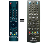 Mandos.tv DP 829 H para LG mando a distancia programado