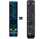 Mandos.tv SMART24 SL12V para TELESYSTEM mando a distancia programado