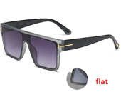 Gafas de sol cuadradas de gran tamaño de diseñador de marca de lujo, gafas de sol Retro con degradado para hombres y mujeres, gafas de moda Uv400, gafas clásicas Tom Shades lentes niña vasos Venta al por mayor
