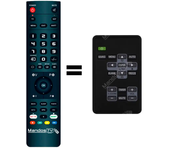 Mandos.tv LX-FH50 para JVC mando a distancia programado