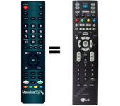 Mandos.tv 32LE2R-ZJ para LG mando a distancia programado
