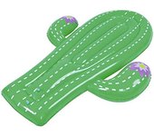 Cactus Gigante Hinchable de PVC resistente para uso acuático (37426) +REGALO pelota hinchable playa (multicolor)