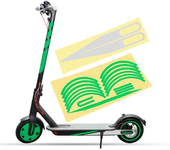 Pegatina Reflectante de Patinetes eléctricos Accesorio de Scooter para Embellecer y personalizar compatible con Xiaomi M365/1s/Pro Pegatina Vinilo Lateral Impermeable y Fluorescente