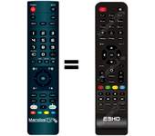 Mandos.tv E3HD para AXAS mando a distancia programado