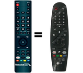 Mandos.tv 55-SJ810V para LG mando a distancia programado