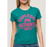 Superdry Camiseta De Manga Corta Puff Print Archive Fitted