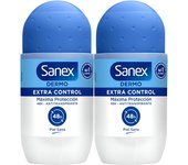 2 und Sanex Dermo Extra Control - Desodorante Roll On - Máxima Protección 48H Antitranspirante - Contra el Sudor y el Olor