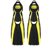 Aqualung Aletas De Buceo Phazer Amarillo,Negro Adulto