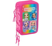 Safta Estuche Triple Filled Rainbow High Shine 36 Piezas