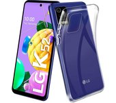 Funda LG K52 (4G) Carcasa Gel TPU Silicona Transparente GTR + Protector Pantalla Cristal Templado Movilear
